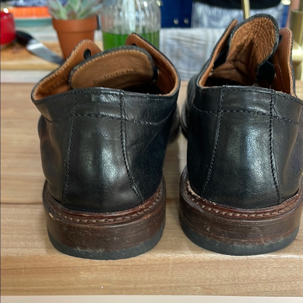 Frye Black Leather Oxfords Classic Design - Picture 4 of 5